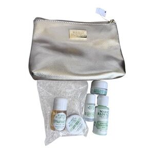Mario Badescu Gold Cosmetic Bag with Skincare Set